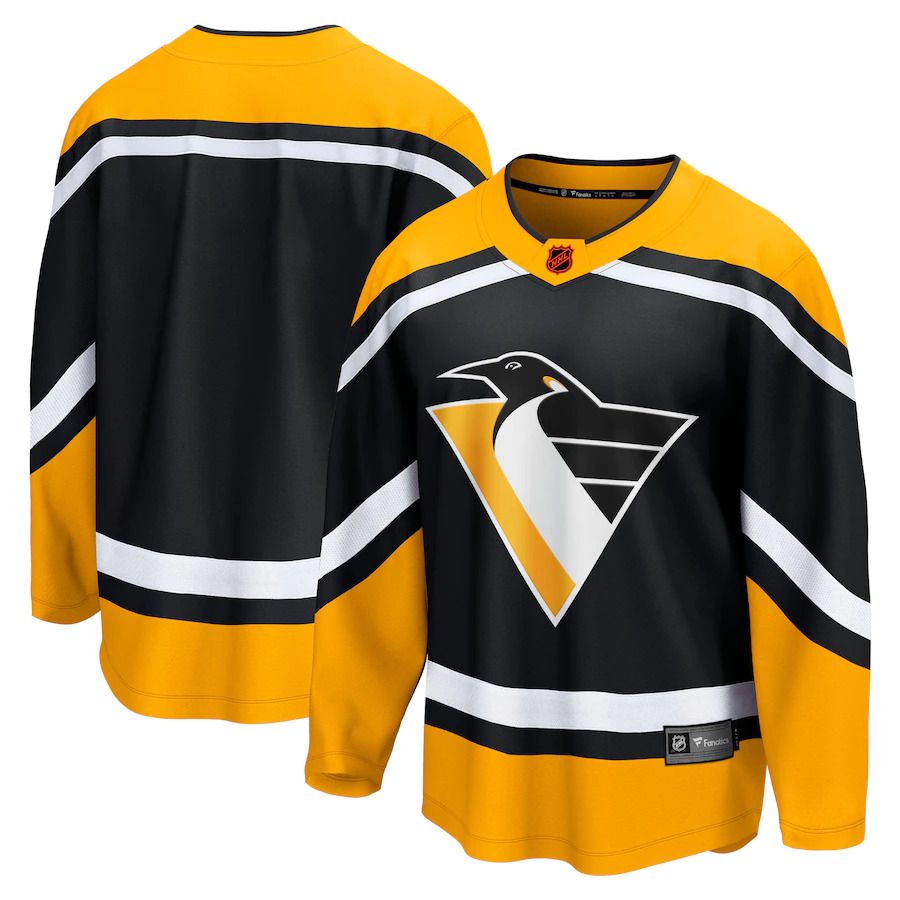 Men Pittsburgh Penguins Fanatics Branded Black Special Edition Breakaway Blank NHL Jersey->customized nhl jersey->Custom Jersey